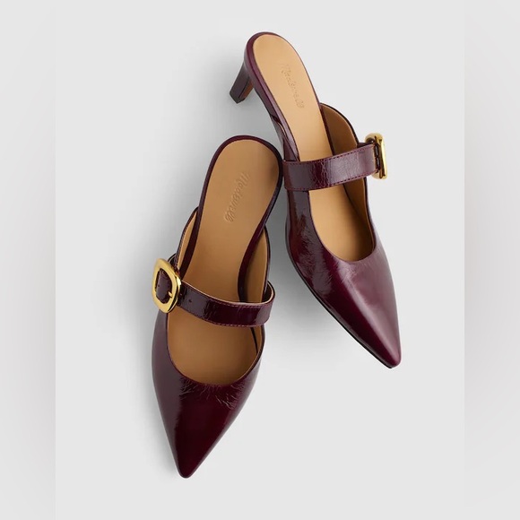 Madewell The Emilie Mule in Leather NX069